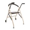 HSWOYEA Folding 2-Wheel Walker with Padded Seat view 1