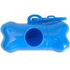 Dog Waste Bag Dispenser with 2 Rolls (Blue) view 1