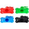 Dog Waste Bag Dispenser with 2 Rolls (Blue) view 4