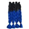 1 Pack 32-Inch 165 g Ombre Two-Tone Synthetic Jumbo Braiding Hair, T1B/Burgundy view 4