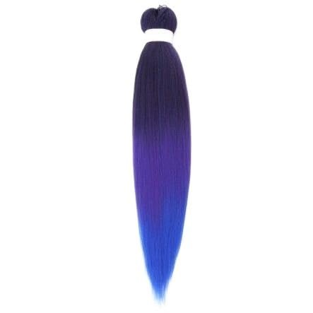 5 Packs Pre-Stretched Braiding Hair Extensions for Dreadlocks, Senegal Twists & Hot Water Setting (FR 35)