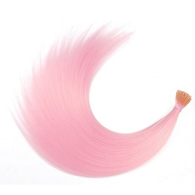 Rainbow Synthetic Hair Extensions with Keratin Fusion (BBF-13)
