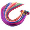 Rainbow Synthetic Hair Extensions with Keratin Fusion (BBF-13) view 2