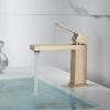 QTYQWC Single-Handle Chrome Bathroom Sink Faucet view 2