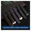 QTYQWC 22 mm Genuine Calfskin Leather Watch Strap for TAG Heuer Monaco Carrera view 3