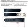 QTYQWC 20/21 mm Rubber Watch Band with Short Buckle for Daytona, Submariner, Oysterflex & Yacht-Master view 4