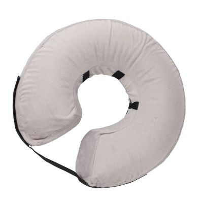 Inflatable Dog Collar, PVC, Soft, Keeps Warm, Protective Cone Collar for Recovery from Itchy Skin After Surgery (S, Neck Circumference 18–30 cm)