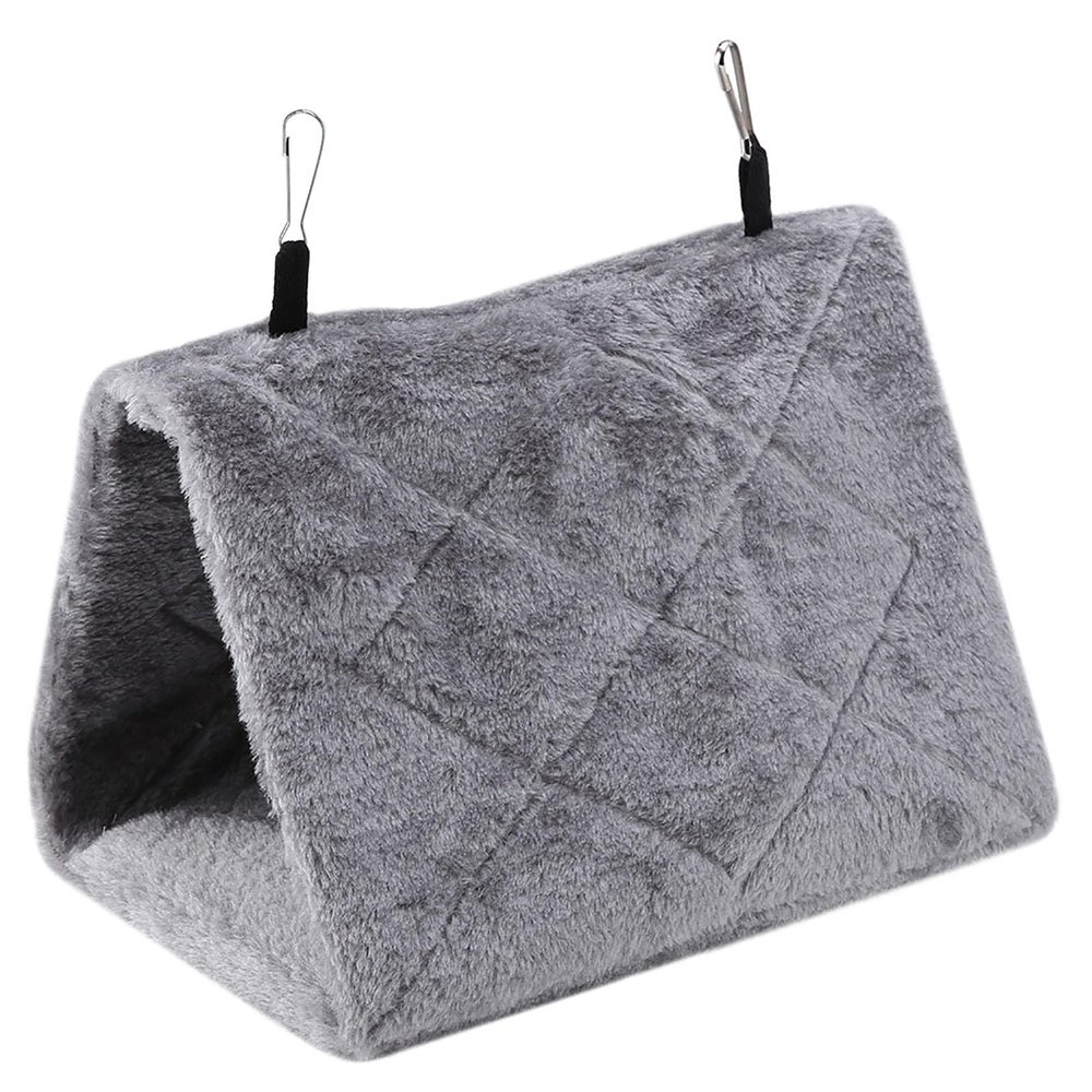 AKLOSIPY Blue Ham Ing Tent Soft P Winter Warm Bed for Birds (S)