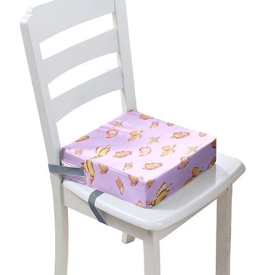 Chickwin Portable Removable Booster Seat Cushion for Toddlers, Butterfly Pattern, Purple, 32 x 32 x 8 cm