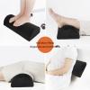 Half-Moon Memory Foam Support Pillow with Removable Washable Cover view 4