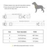 Personalized Adjustable Reflective Dog Collar, Blue, M view 2