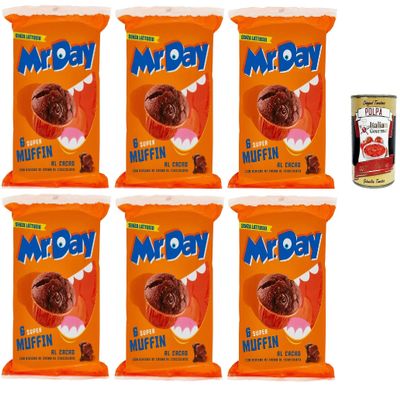 Italian Gourmet Mr. Day Super Cocoa Muffin with Chocolate Filling