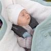 BEMINI Pady Quilted + Teddy Swaddle Blanket, Lunar view 4