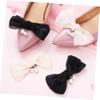 VALICLUD 4 Pairs Bow Shoe Clips, Alloy Shoe Decorations for Women view 3