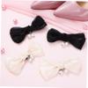 VALICLUD 4 Pairs Bow Shoe Clips, Alloy Shoe Decorations for Women view 4