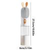 Jvjggag Pet Water Bottle with Food Container view 2