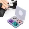 60 Small Sanding Bands for Nail Drill with Mandrel and 4 Types view 4
