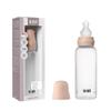 BIBS Plastic Baby Bottle, 150 ml, 1-Pack, Silicone Nipple, Blush view 1