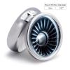 3-Compartment Jet Engine Metal Pill Organizer for Wallets view 2