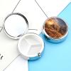 Pill Organizer with 3 Compartments - Egyptian Pyramids Design view 3