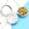 3-Compartment Pill Organizer, Urban Graffiti Style, Metal view 3