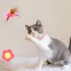 Brrnoo Adjustable Feather Collar for Cats (PINK) view 2