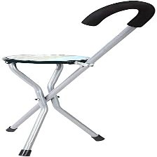 YQZQXWA Folding Walking Cane with Seat