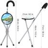 YQZQXWA Folding Walking Cane with Seat view 2