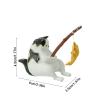 Cat Fishing Aquarium Statue view 4