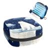 Period Kit Bag for Girls and Women, Starry-Sky Polar Bear Design 356, Large-Capacity Sanitary Pad Bag with Zipper view 1