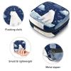 Period Kit Bag for Girls and Women, Starry-Sky Polar Bear Design 356, Large-Capacity Sanitary Pad Bag with Zipper view 3