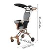 Lightweight Portable Stroller with Canopy view 2