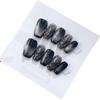 Handmade Nail Art, Long and Short Artificial Nail Patches (24215, XS) view 1