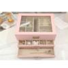 Jewelry Organizer Box with Drawers and Compartments view 3