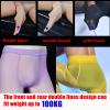 BESYFAY Men's Sexy 8 Denier Shiny Nylon Pantyhose with Sheath view 2