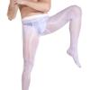 BESYFAY Men's Sexy 8 Denier Shiny Nylon Pantyhose with Sheath view 3