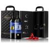 Come, I’m Inviting You—Together We’ll Face the Consequences. Flaschenpost Gift Briefcase with 2 Premium 12-Month Reserve Red Wines and 4 Accessories, Customizable Blue Label view 3