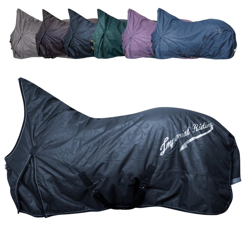 RL24 - 600D IRH Super-Dry Outdoor Horse Blanket, Navy, 145 cm (100 g/m)
