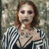 Zghhc Halloween Skeleton Scar Face Stickers, Scary Mouth Temporary Face Tattoos view 3