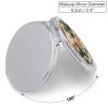 LFDSPYJE Travel Makeup Mirror, Grapevine, Compact Mirror, 1x/2x Magnification, Portable Folding Pocket Mirror, 2.4 in (6.1 cm) view 2