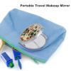 LFDSPYJE Travel Makeup Mirror, Grapevine, Compact Mirror, 1x/2x Magnification, Portable Folding Pocket Mirror, 2.4 in (6.1 cm) view 3