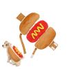 Dog Costume for Small Dogs | Hot Dog Burger Costume view 1