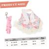Supvox 3-Piece Rabbit Clothing and Leash Set for Small Pets view 2