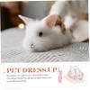 Supvox 3-Piece Rabbit Clothing and Leash Set for Small Pets view 4