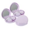 FRCOLOR 9-Piece Contact Lens Case Set, Purple PP Travel Organizer view 2