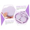 FRCOLOR 9-Piece Contact Lens Case Set, Purple PP Travel Organizer view 3