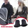 Warm Stroller Gloves, Extra Thick view 2