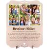 nagu Brother Sister Personalized Wooden Picture Frame for Brother or Sister, 30 x 22 cm view 1
