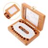 Wooden Baby Tooth Box Keepsake Organizer view 2