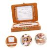 Wooden Baby Tooth Box Keepsake Organizer view 3